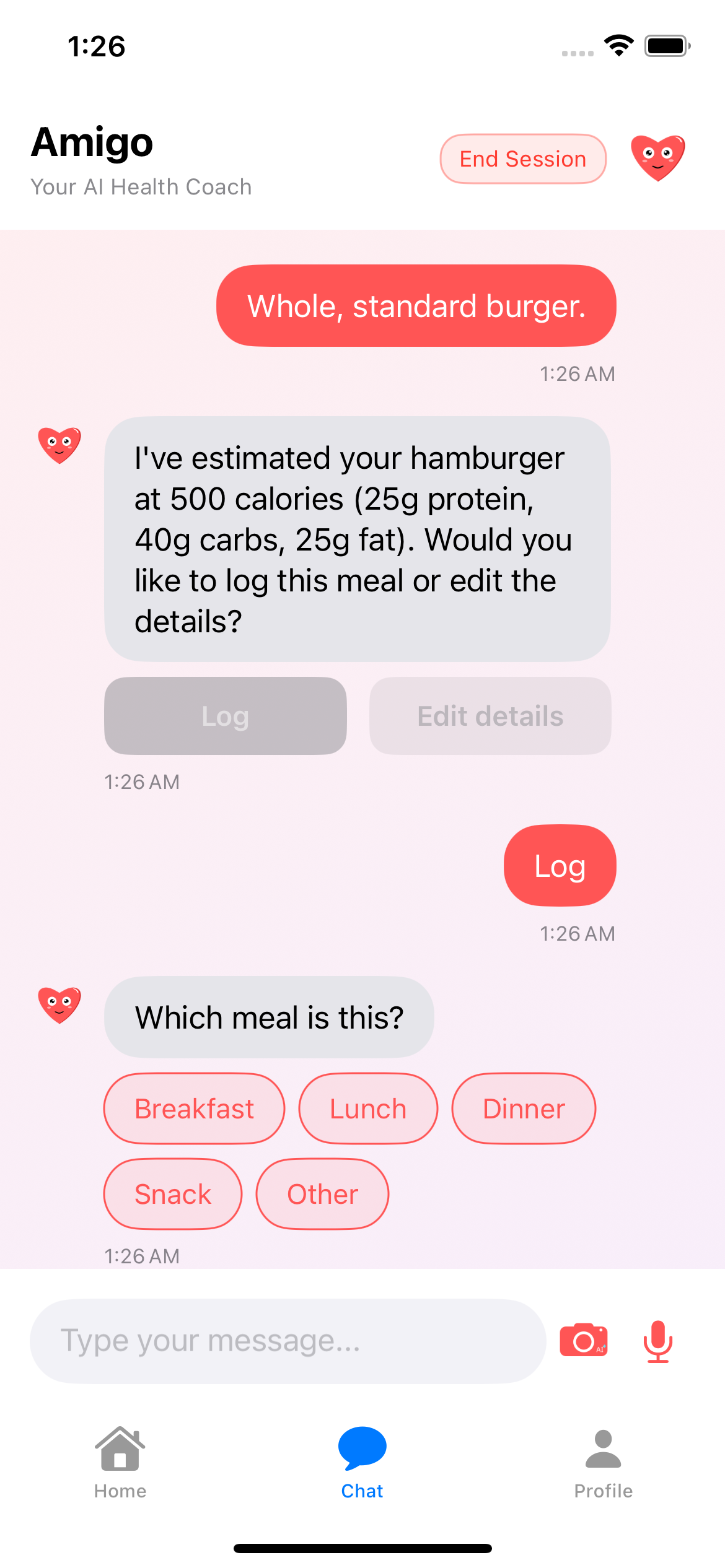 AI chat coaching